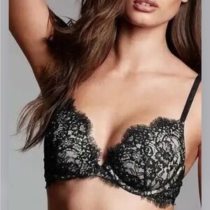 VICTORIA SECRET Dream Angels Push Up Black Lace